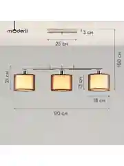 Горчичный подвесной светильник Moderli Gela 1P120
