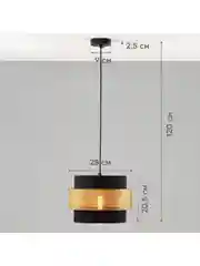 Золотой подвесной светильник Moderli Gela 1P120
