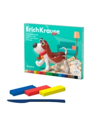 Пластилин мягкий восковой ErichKrause Baby 18 цветов со стеком, 234 г (в коробке 18 шт)