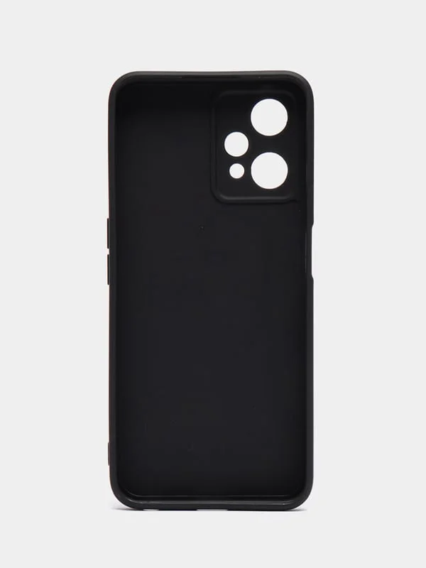 Черный чехол для Realme 9 PRO, Realme 9 5G (Реалми 9 Про, Реалми 9 5Г), силиконовый