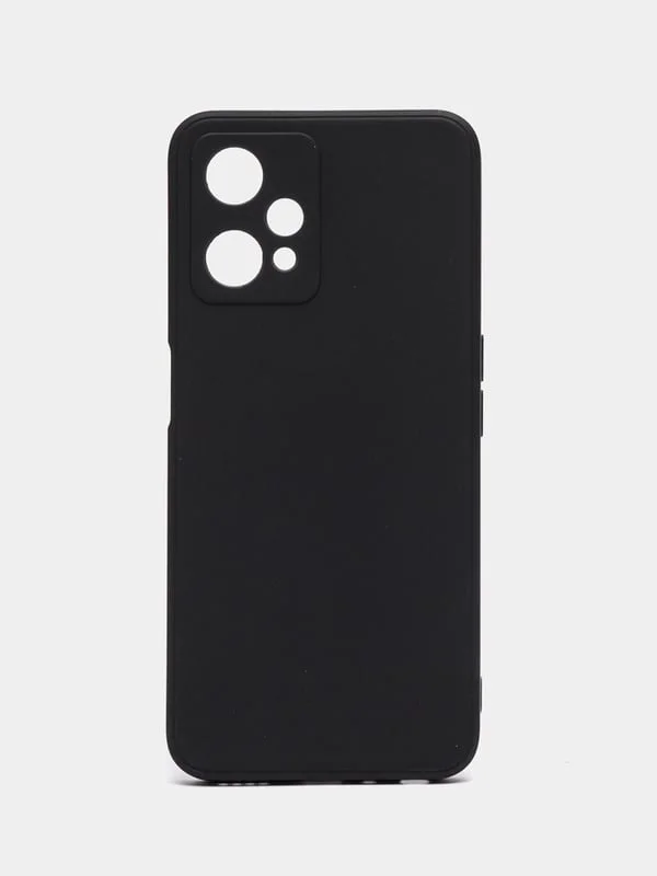 Черный чехол для Realme 9 PRO, Realme 9 5G (Реалми 9 Про, Реалми 9 5Г), силиконовый