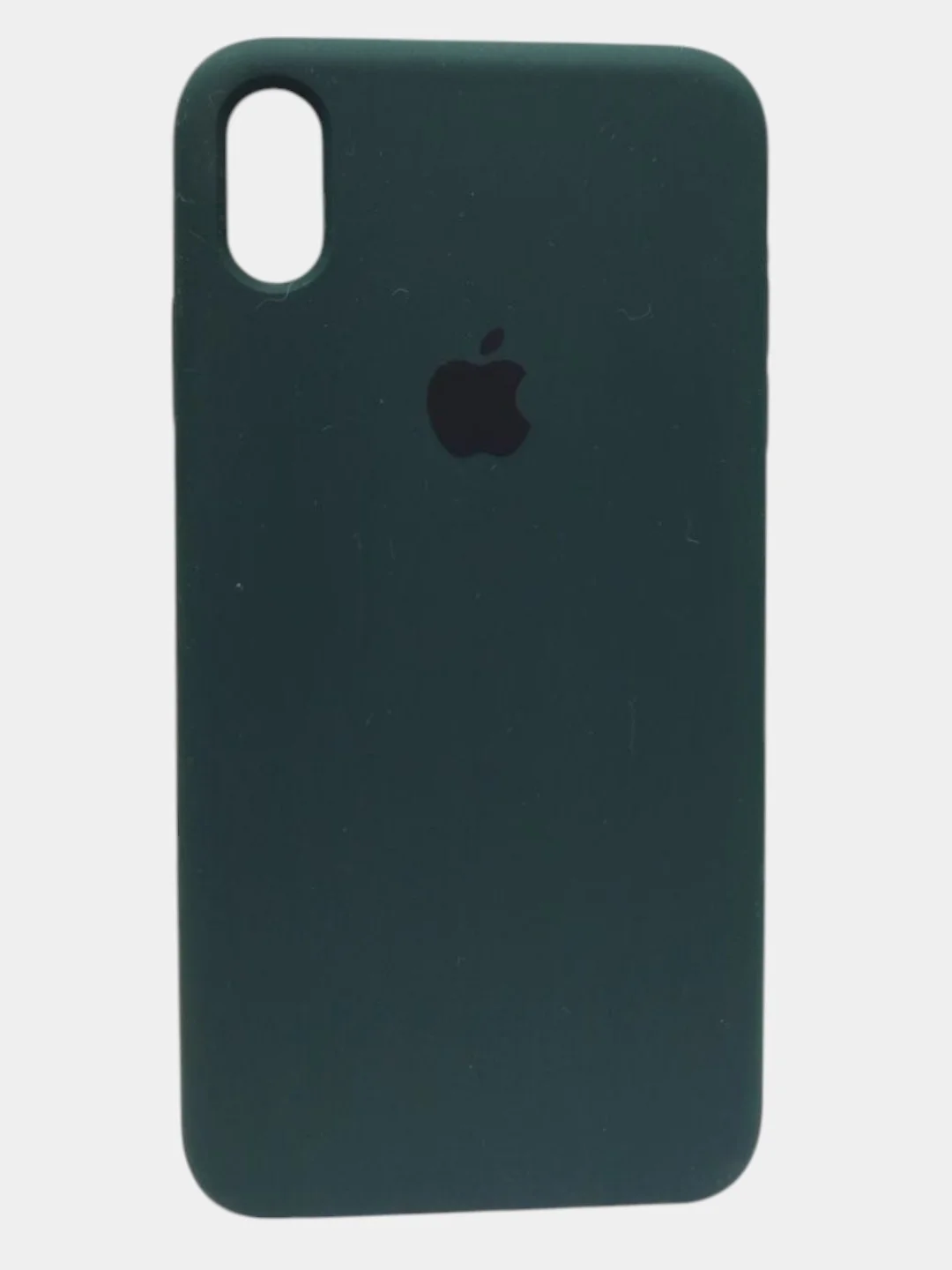Тёмно-зелёный чехол iPhone xs PRO MAX Silicone case
