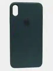 Тёмно-зелёный чехол iPhone xs PRO MAX Silicone case