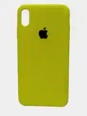 Желтый чехол iPhone xs PRO MAX Silicone case