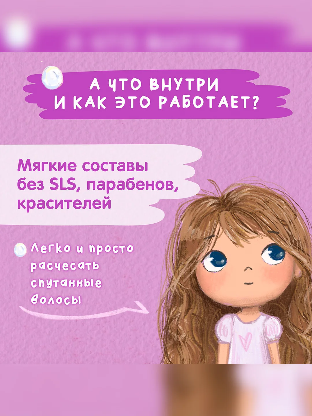 Спрей-кондиционер для волос для девочек Мое Солнышко 3+, 200 мл