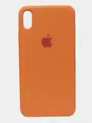 Светло-оранжевый чехол iPhone xs PRO MAX Silicone case