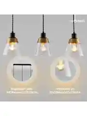 Золотой подвесной светильник Moderli Brizzi1165