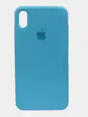 Светло-синий чехол iPhone xs PRO MAX Silicone case