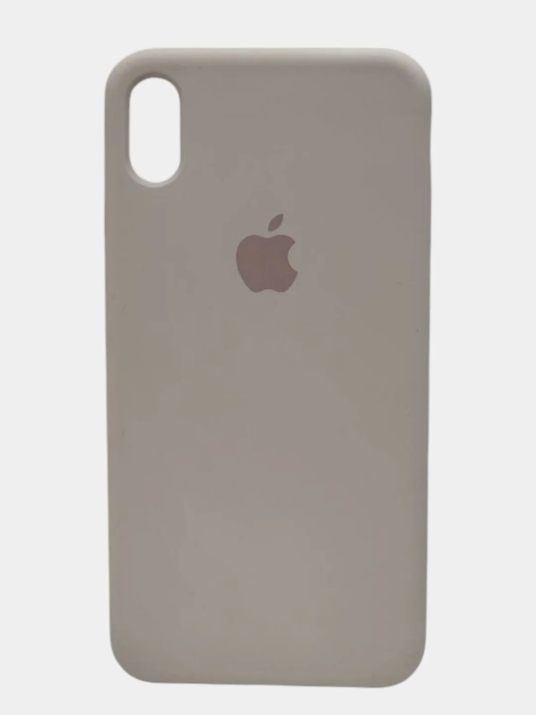 Бежевый меланж чехол iPhone xs PRO MAX Silicone case
