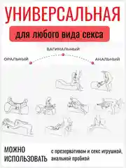 Красный лубрикант, съедобная интимная гель-смазка на водной основе 30 мл