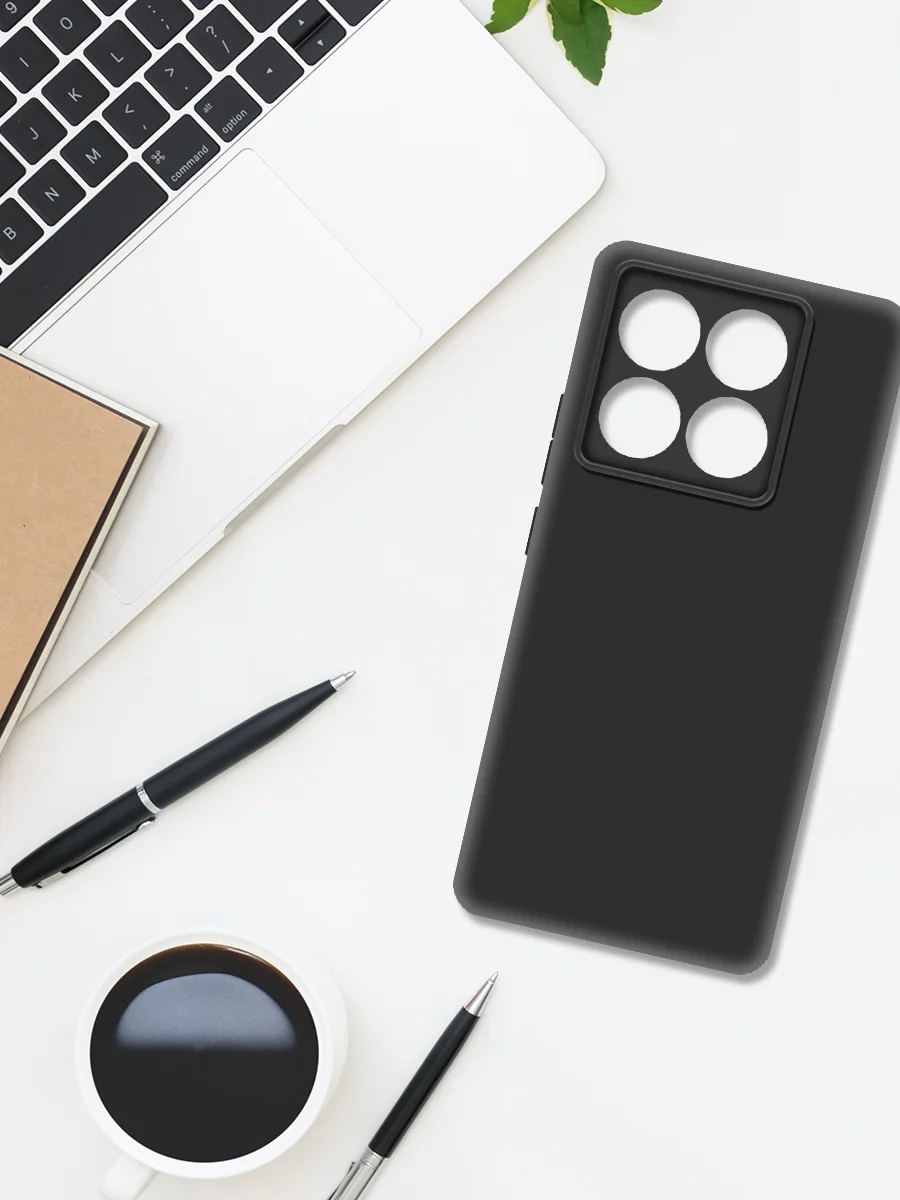 Чехол-накладка Krutoff Soft Case для Xiaomi 14T Pro черный