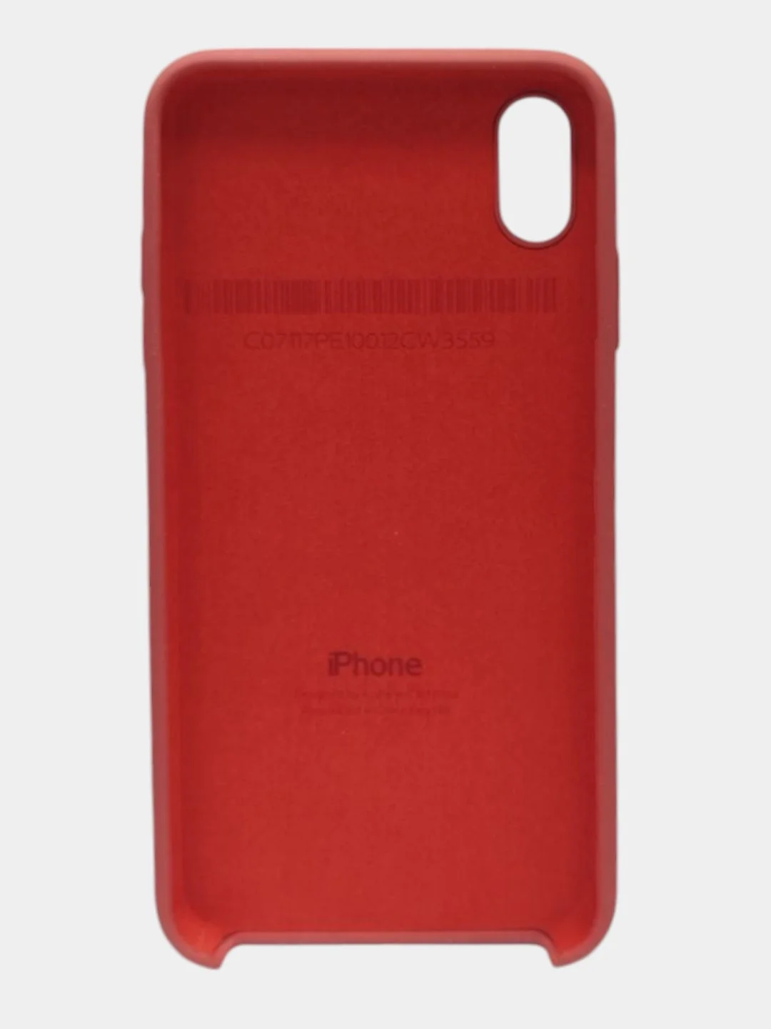 Красный чехол iPhone xs PRO MAX Silicone case