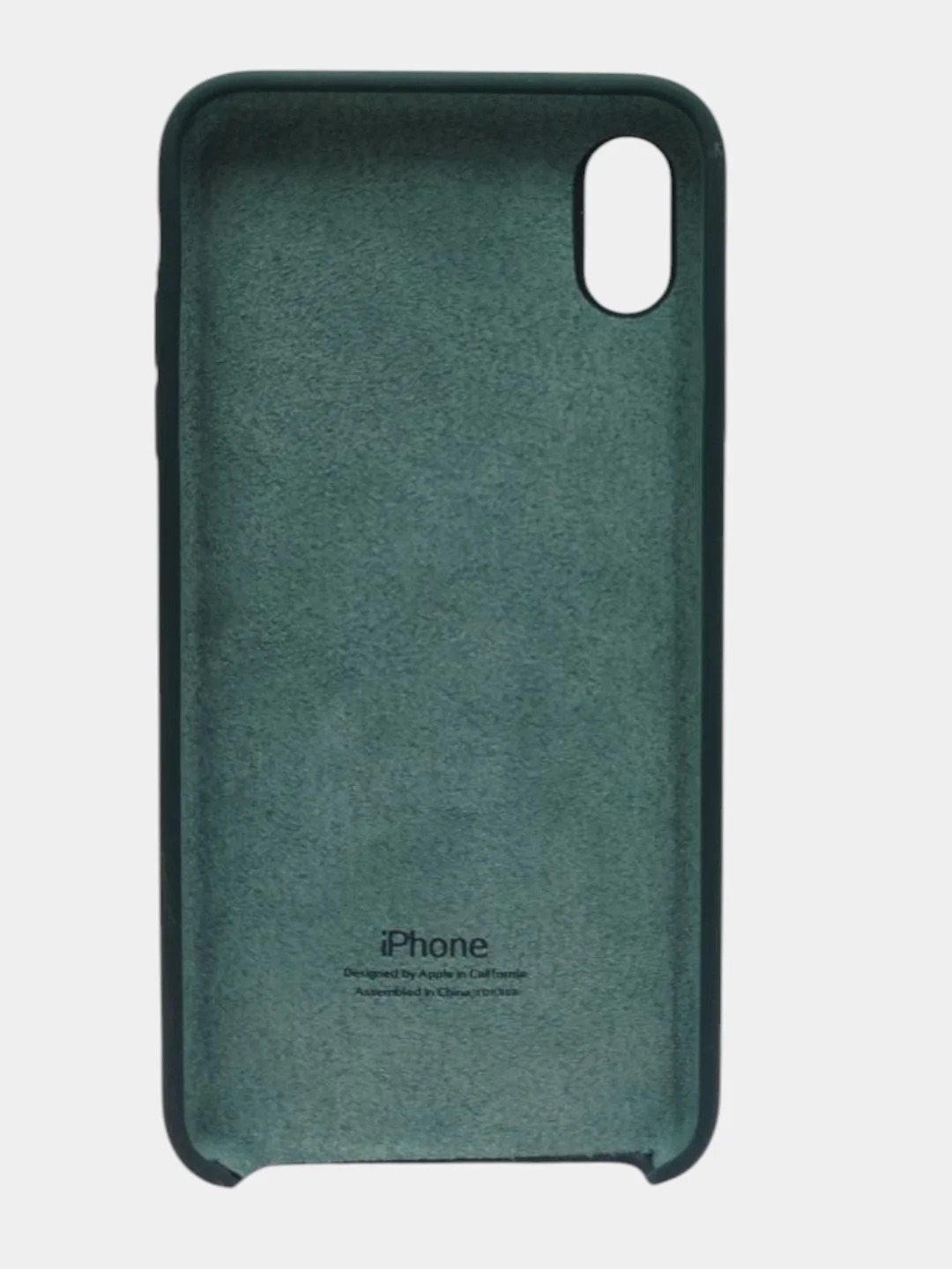 Тёмно-зелёный чехол iPhone xs PRO MAX Silicone case