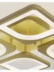 Золотой светильник потолочный светодиодный Moderli Zita