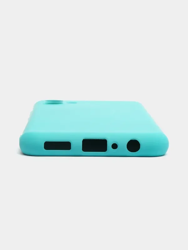 Бирюзовый чехол для Samsung Galaxy A04 4G / Самсунг Галакси А04 силиконовый