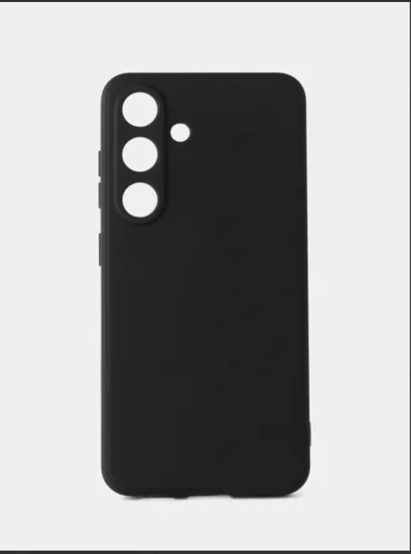 Чехол для Samsung Galaxy S25 (Самсунг Галакси С25), черный, прозрачный
