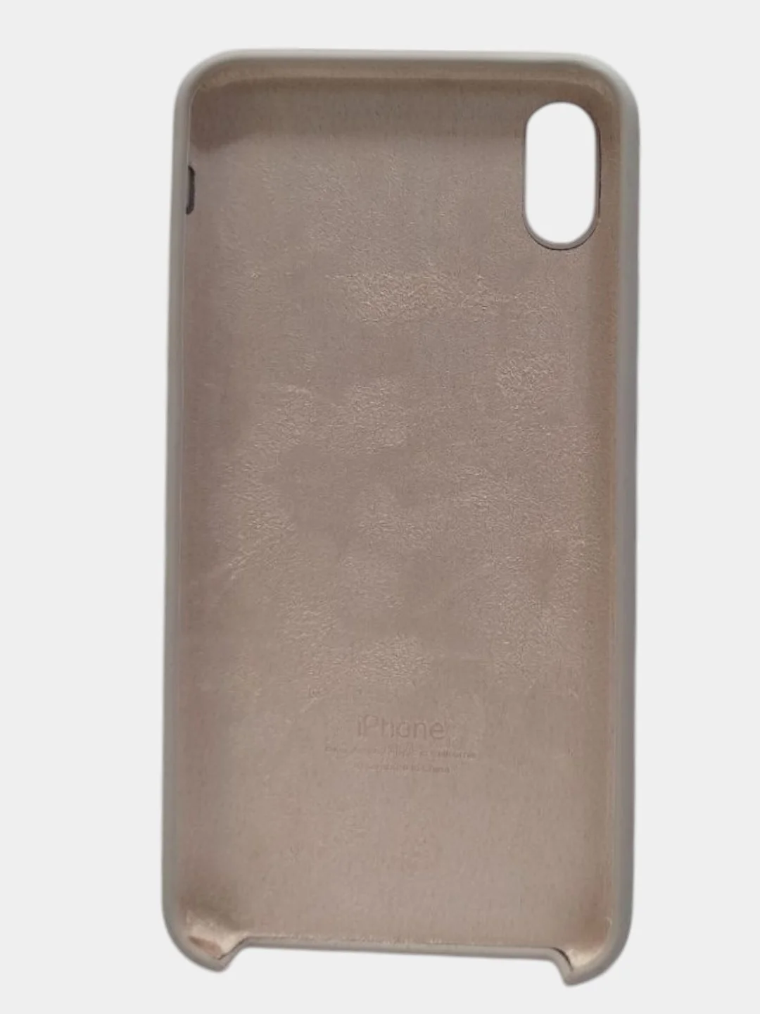 Бежевый меланж чехол iPhone xs PRO MAX Silicone case