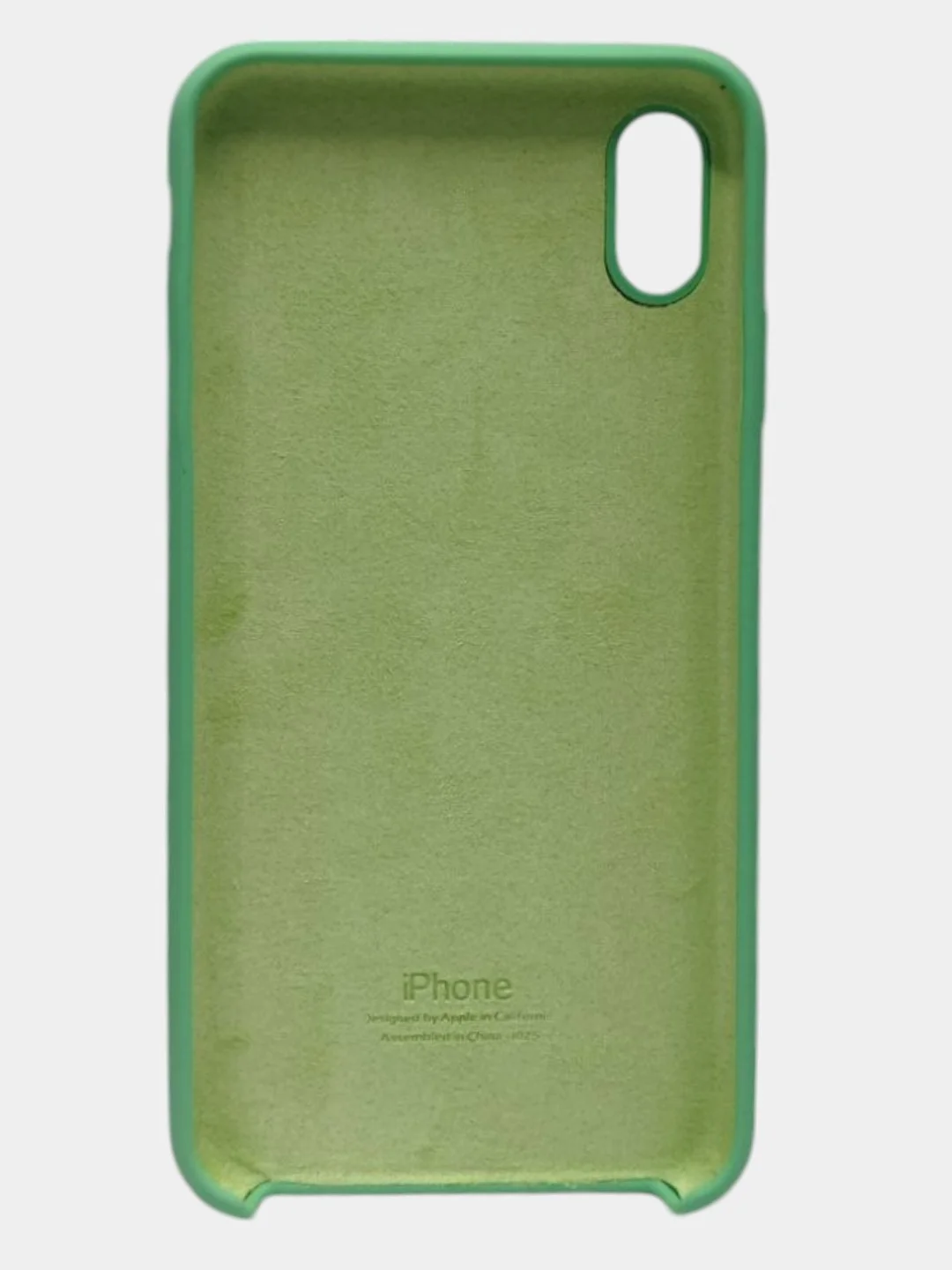 Мятный чехол iPhone xs PRO MAX Silicone case