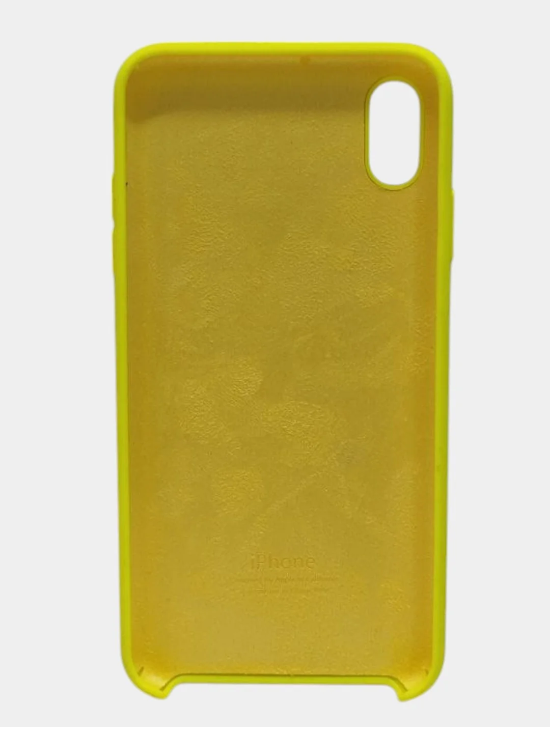 Желтый чехол iPhone xs PRO MAX Silicone case