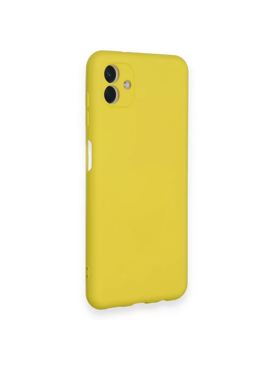 Желтый чехол для Samsung Galaxy A04 4G / Самсунг Галакси А04 силиконовый