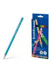 Цветные карандаши пластиковые ErichKrause Color Friends трехгранные, 3 мм, 6/12/18/24 цв