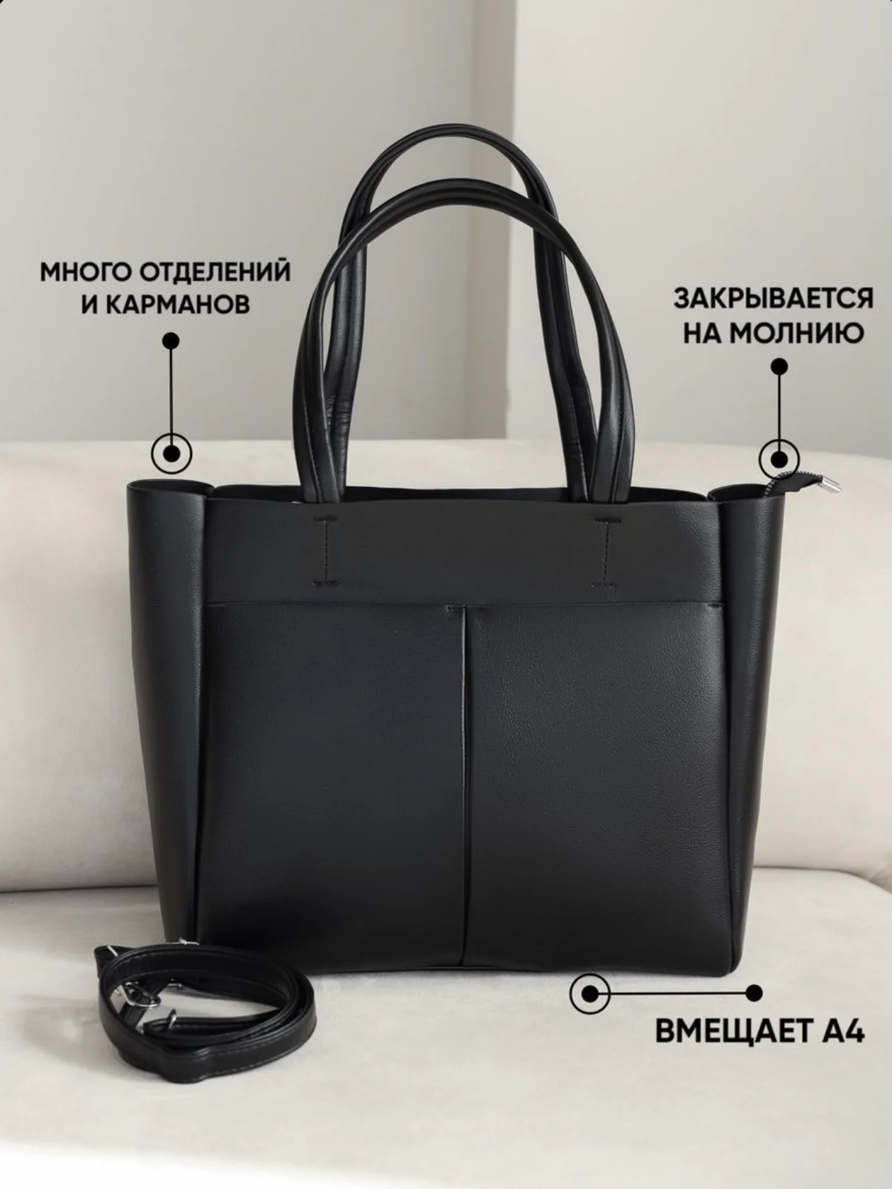 Серебряный сумка женская, натуральная кожа, сумка-шопер