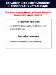 Арматура для бачка кнопочная (1 режимный механизм слива, боковой подвод) ИН