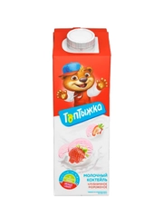Коктейль молочный Топтыжка Клубничное мороженное 2%, 950 г