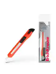 Нож канцелярский ErichKrause EasyCut,c механической фиксацией лезвия, 9 мм, ассорти
