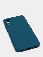 Темно-синий чехол Samsung Galaxy A03s (Самсунг Гелакси А03С) силиконовый