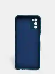 Темно-синий чехол Samsung Galaxy A03s (Самсунг Гелакси А03С) силиконовый