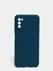 Темно-синий чехол Samsung Galaxy A03s (Самсунг Гелакси А03С) силиконовый