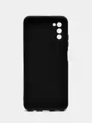Черный чехол Samsung Galaxy A03s (Самсунг Гелакси А03С) силиконовый
