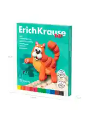 Пластилин мягкий восковой ErichKrause Baby 12 цветов со стеком, 156 г (в коробке 12 шт)