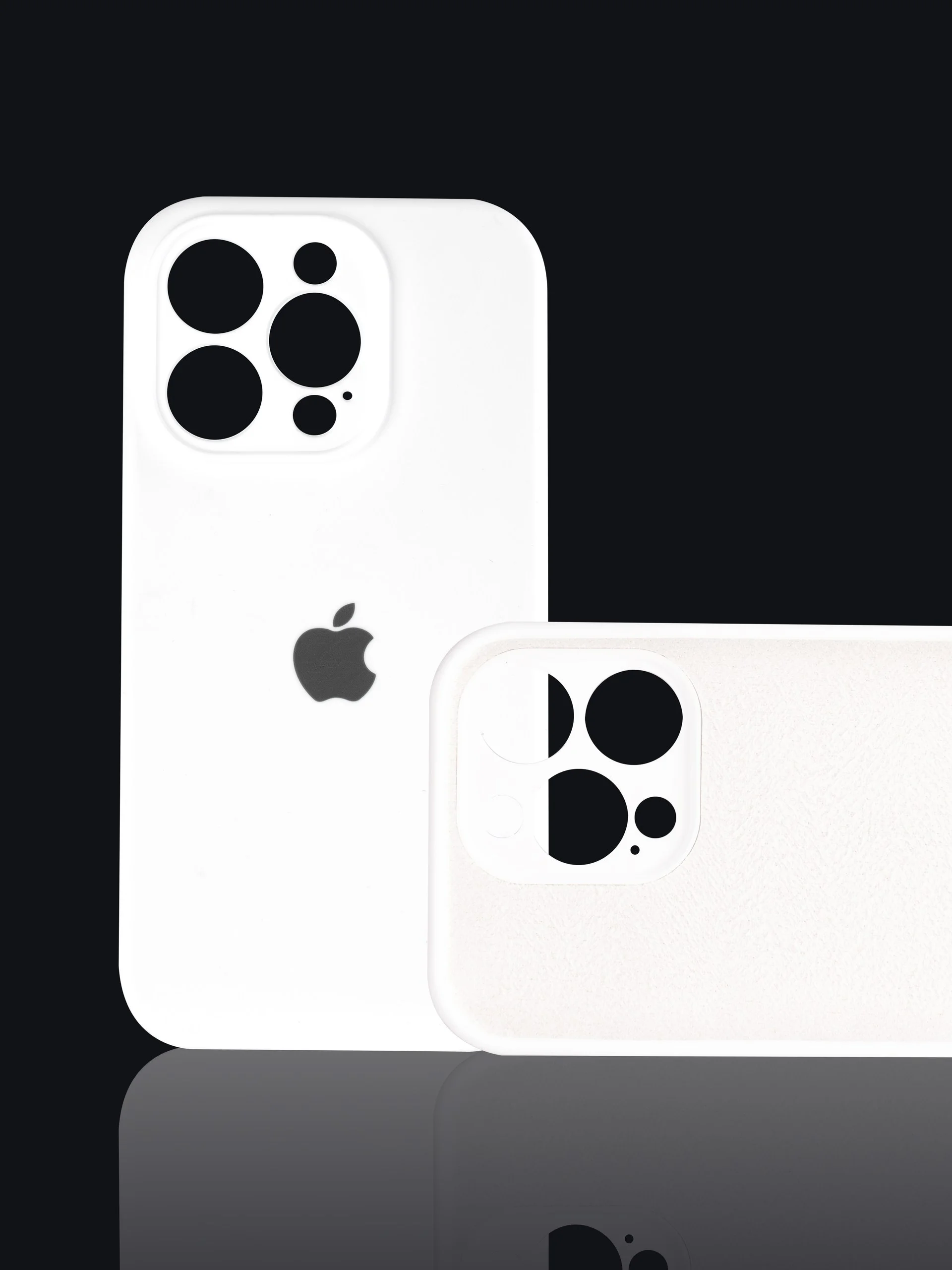 Белый чехол для Айфон, Iphone 11, 15, 14, 13, 12, Pro Max силиконовый