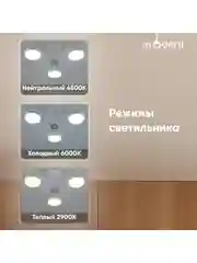 Белый светильник потолочный светодиодный Moderli Scandi