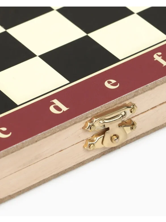 Шахматы, шашки, нарды, настольные игры, набор 3 в 1, 29 х 29 см