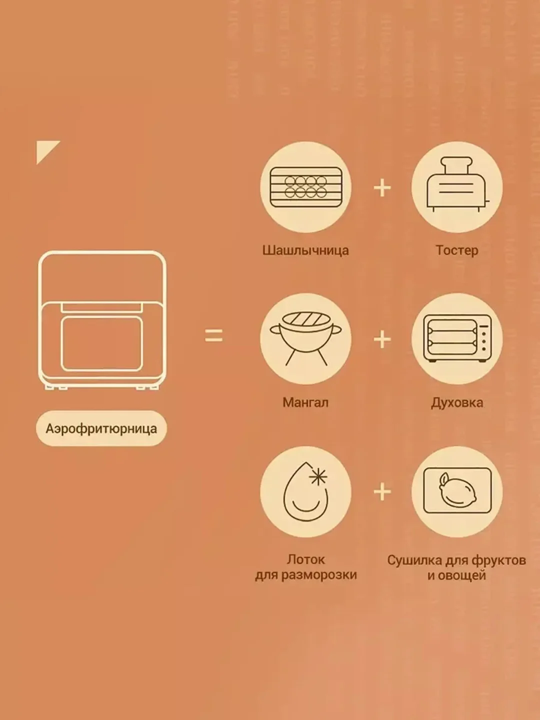 Хром аэрогриль KaringBee SZ-A805 / JD989 /  JD1189, фритюрница, аэрофритюрница