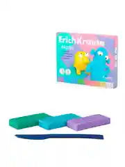 Пластилин классический ErichKrause Jolly Friends Pastel 8 цветов со стеком, 144 г