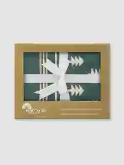 Плед Arya Хлопок 127x152 Jolly Spirit Темно-зеленый, Кремовый