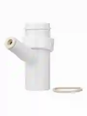 Белый вставка отвод для сифона для стиральной машины 1.1/2" х 40