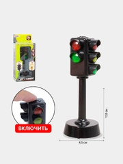 Светофор со звуковыми и световыми эффектами, 12см