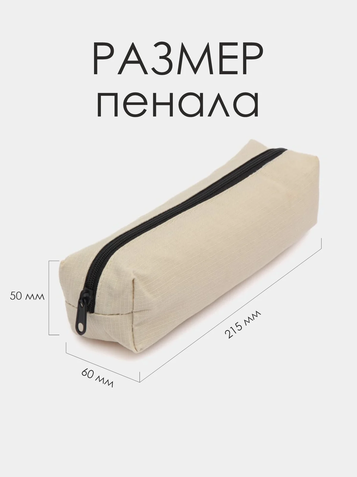 Бежевый школьный пенал. Пенал-тубус для школьника