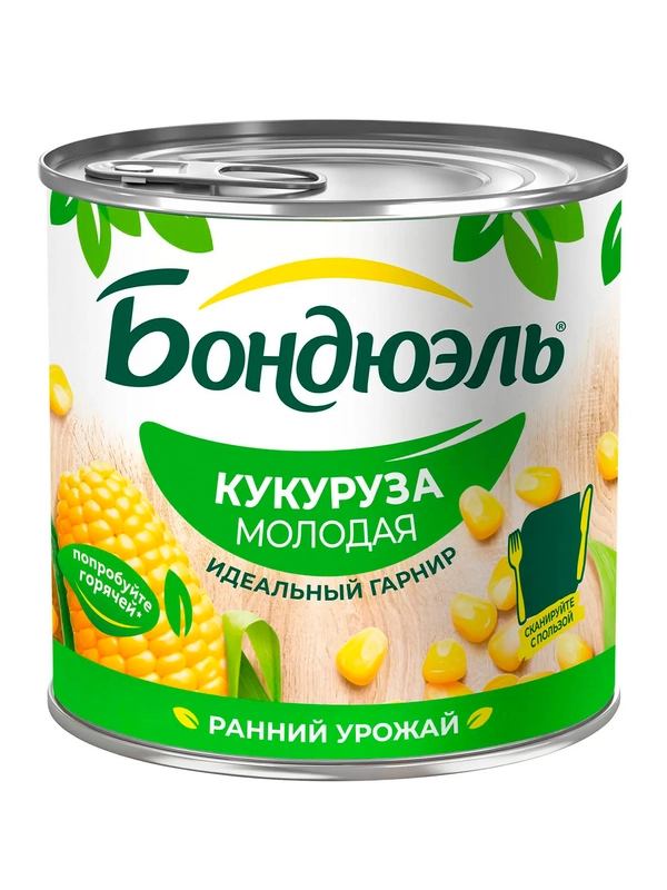 Молодая кукуруза БОНДЮЭЛЬ, 340г