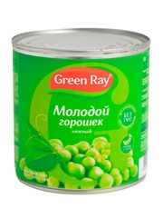 Горошек Green Ray молодой нежный, 400г