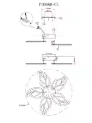 Светильник потолочный светодиодный Moderli Amy