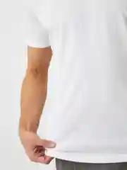 Белый футболка UNIQLO DRY, круглый вырез, короткий рукав