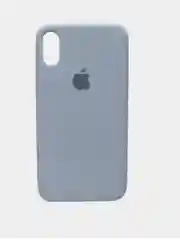 Небесно-голубой чехол iPhone XS Silicone case