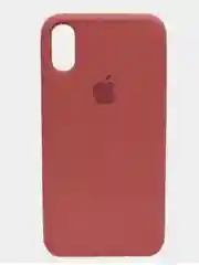 Пастельно-коралловый чехол iPhone XS Silicone case