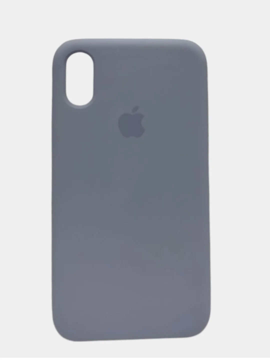Сиреневый чехол iPhone XS Silicone case
